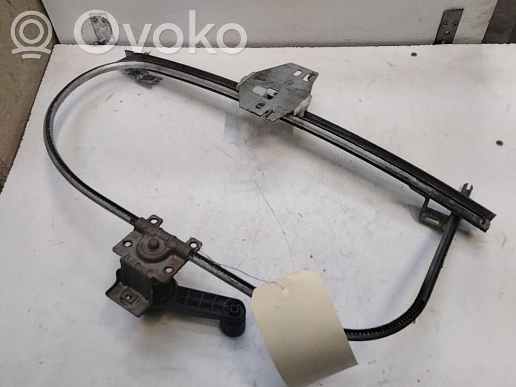 Renault Clio I Regulador manual de la ventanilla trasera 