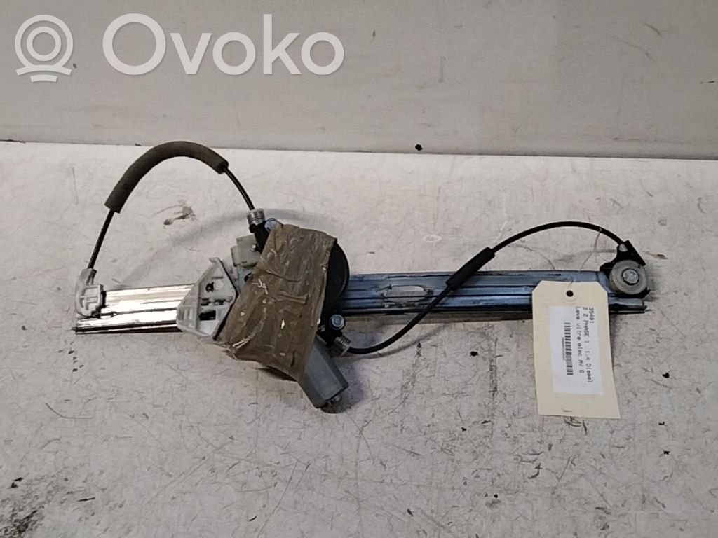 Mazda 2 Front door window regulator with motor 