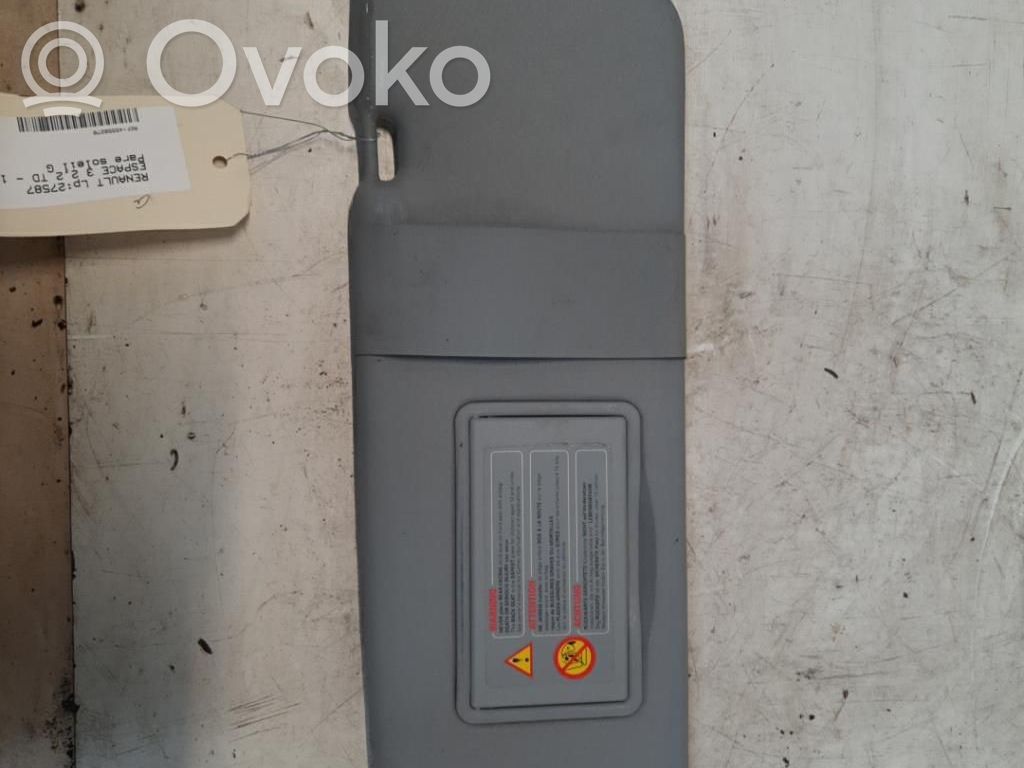 Renault Espace III Sun visor 