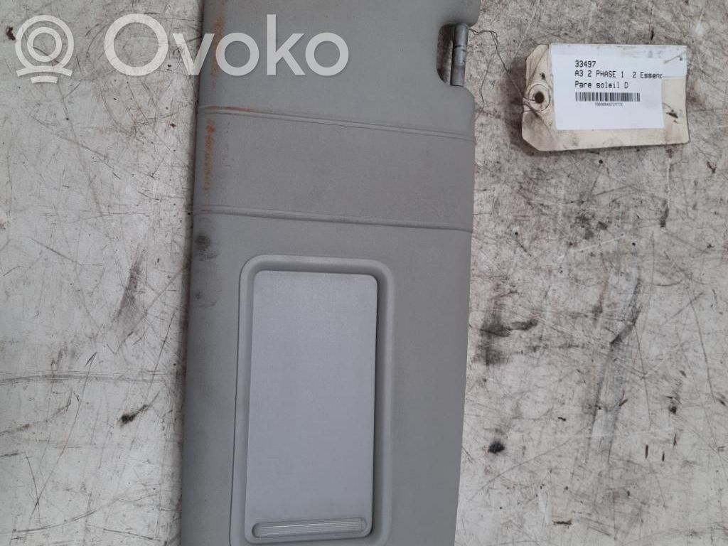 Audi A3 S3 8P Sun visor 