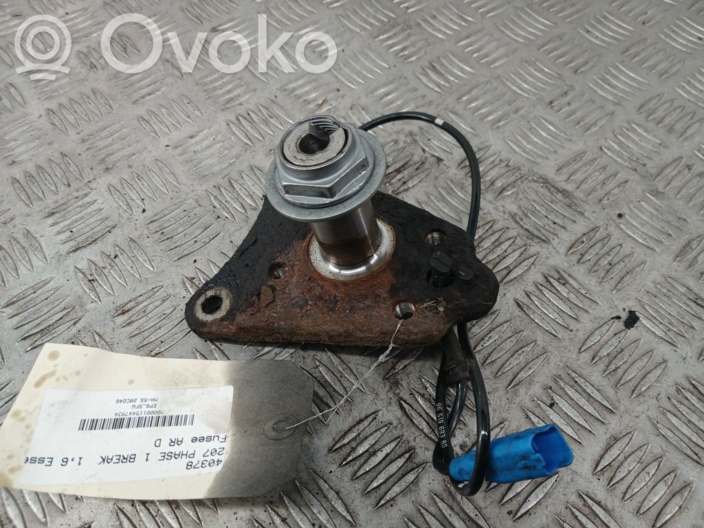 Peugeot 207 Fuso a snodo con mozzo ruota posteriore 