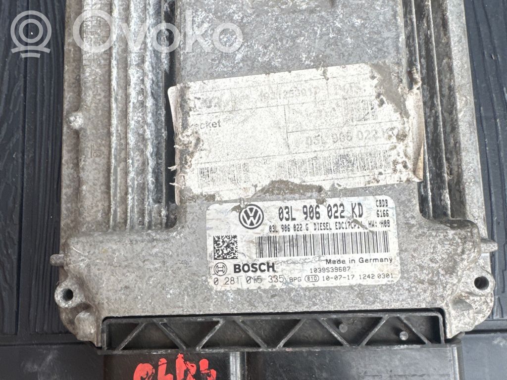 Volkswagen Scirocco Engine control unit/module 