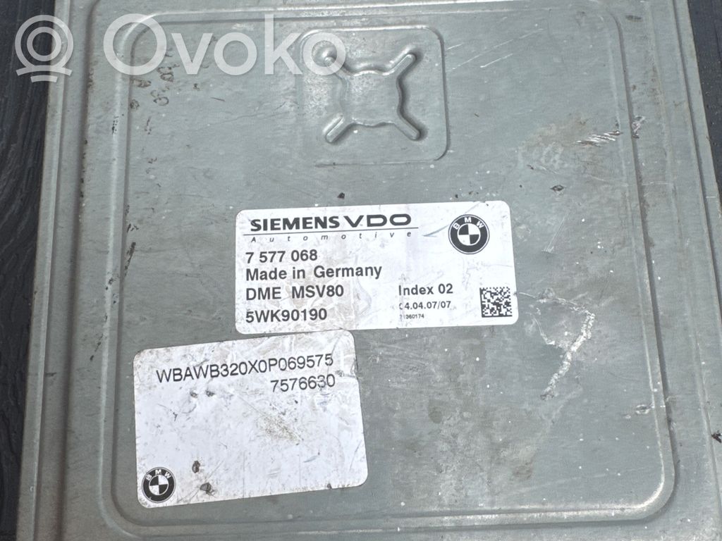 BMW 3 E90 E91 Engine control unit/module 