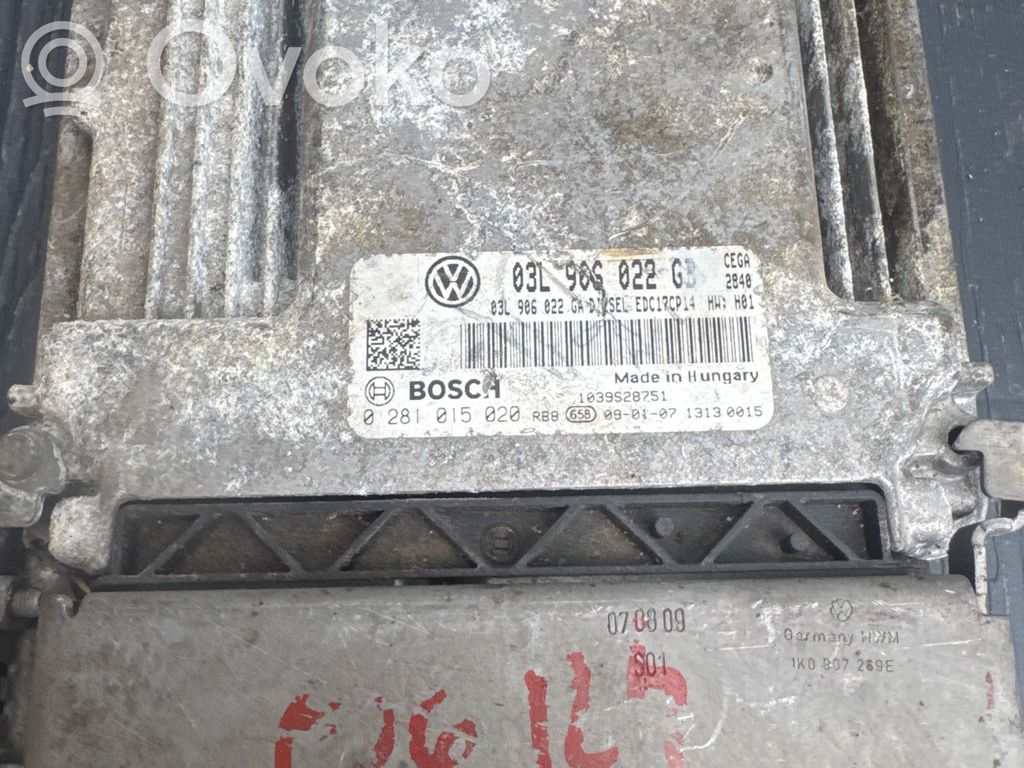 Skoda Octavia Mk2 (1Z) Engine control unit/module 