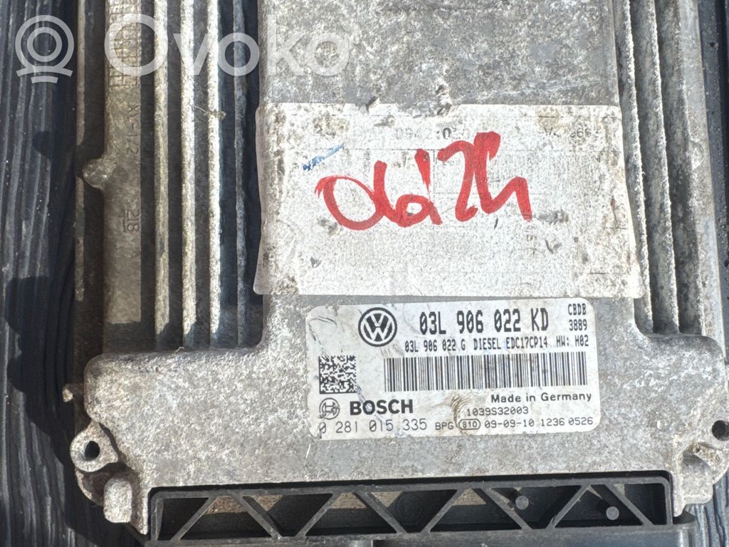 Volkswagen Scirocco Engine control unit/module 