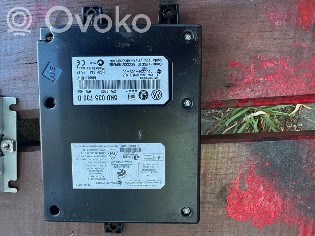 Volkswagen Scirocco Bluetooth control unit module 