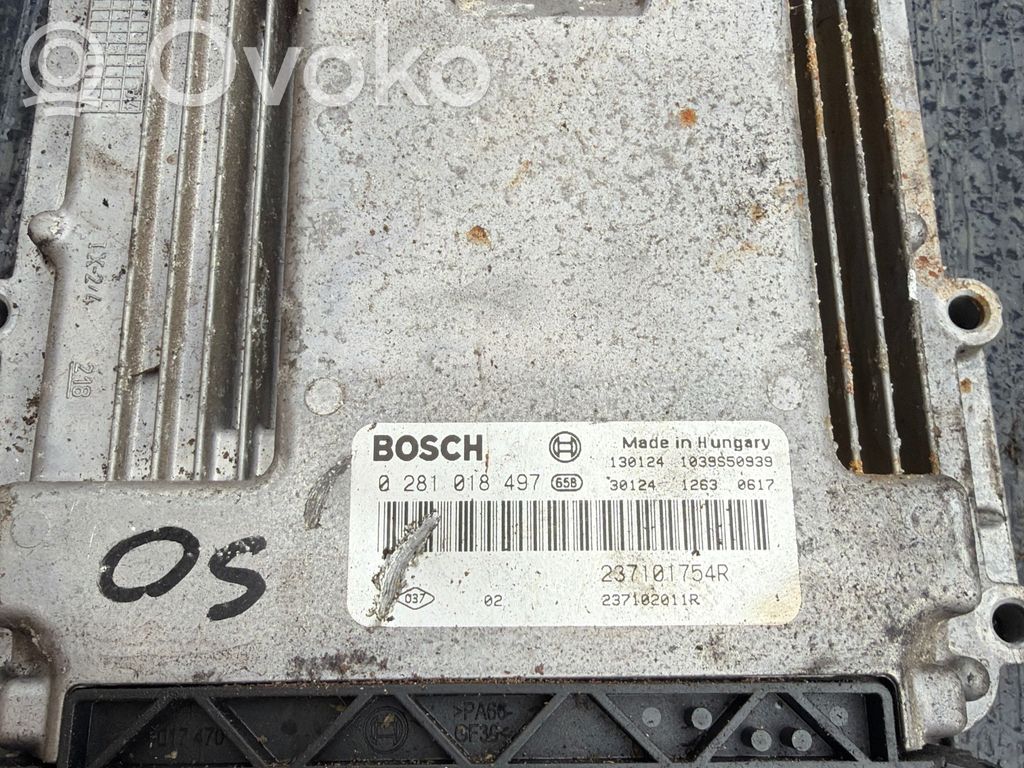 Renault Trafic II (X83) Engine control unit/module 