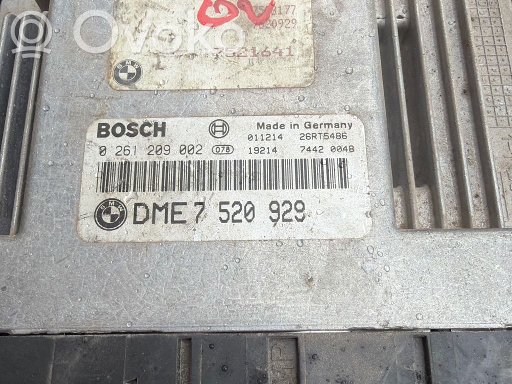 BMW 7 E65 E66 Engine control unit/module 