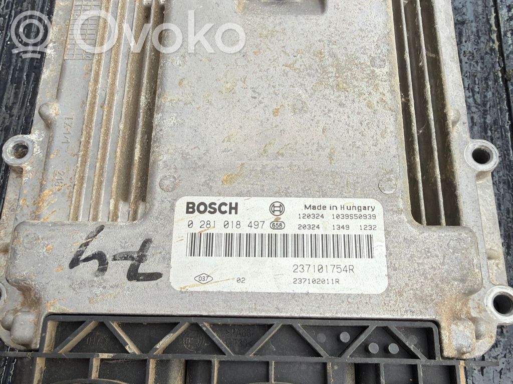 Engine control unit/module   0281018497,237101754R