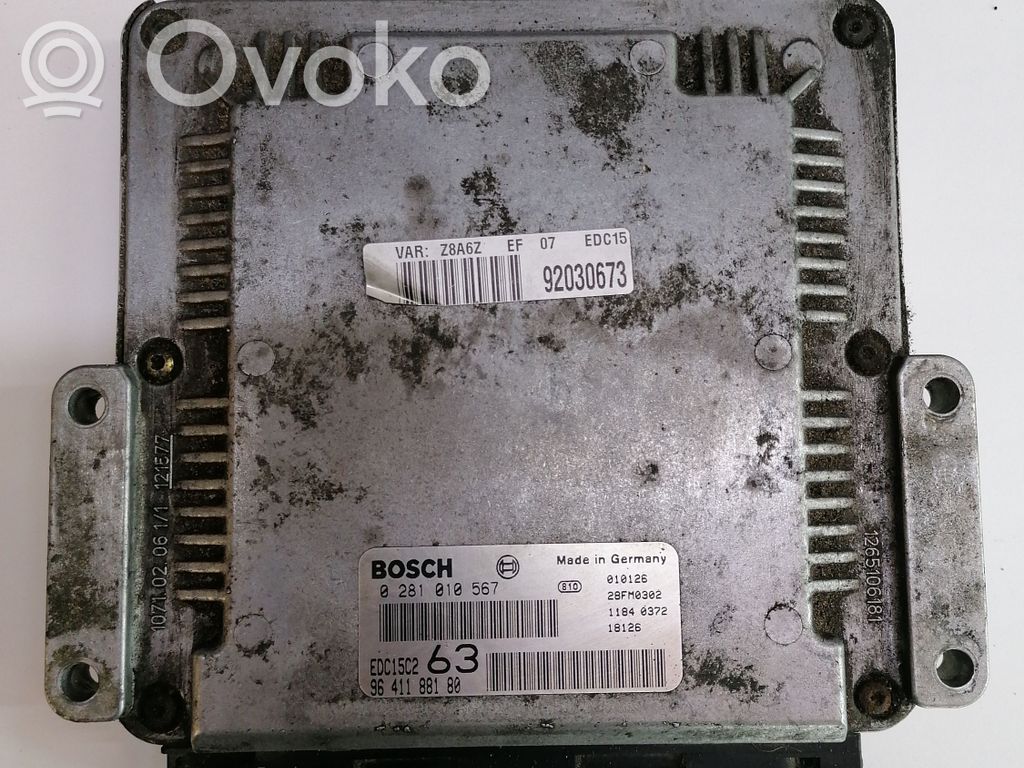 Peugeot 607 Engine control unit/module 