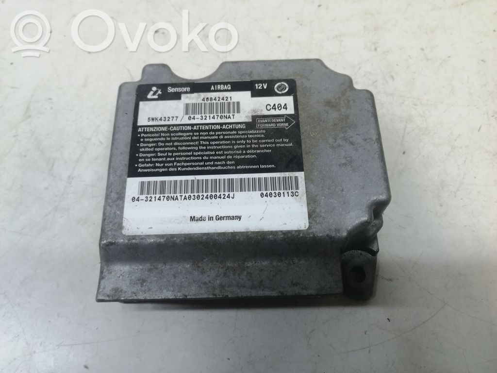 Fiat Bravo Airbag control unit/module 