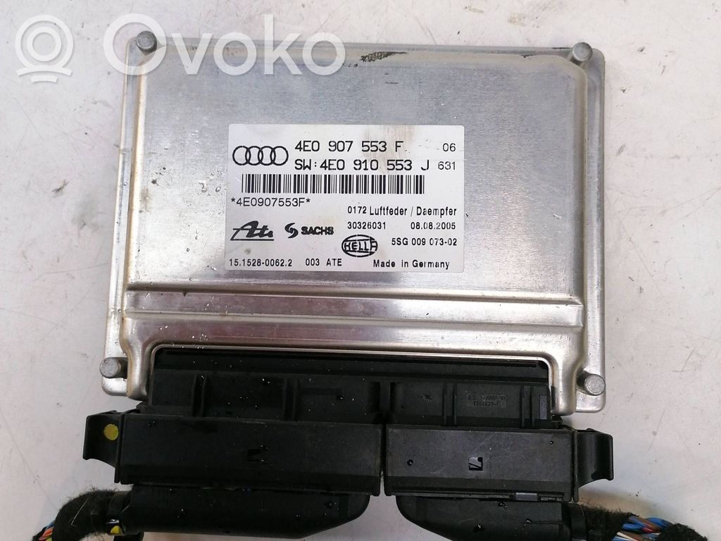 Audi A8 S8 D3 4E Air suspension control unit module (rear) 