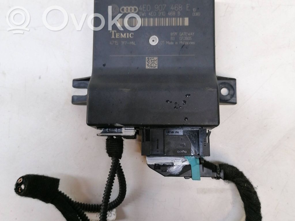 Audi A8 S8 D3 4E Gateway control module 