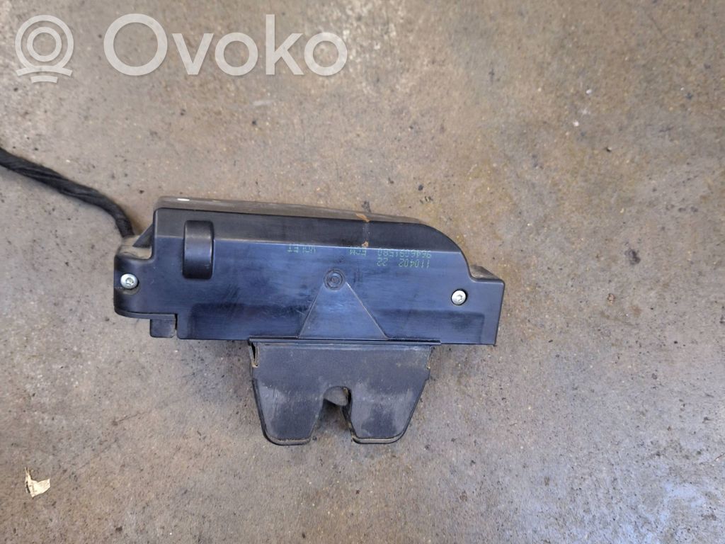 Peugeot 307 Zamek klapy tylnej / bagażnika 