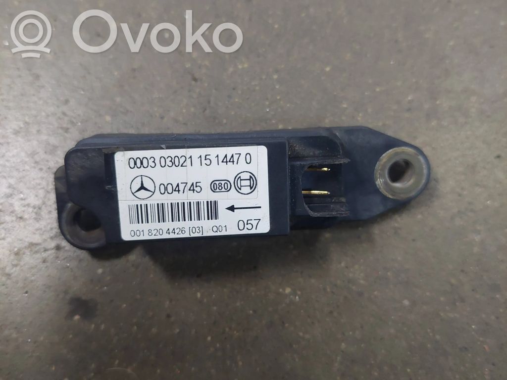 Mercedes-Benz CLK A209 C209 Sensore d’urto/d'impatto apertura airbag 