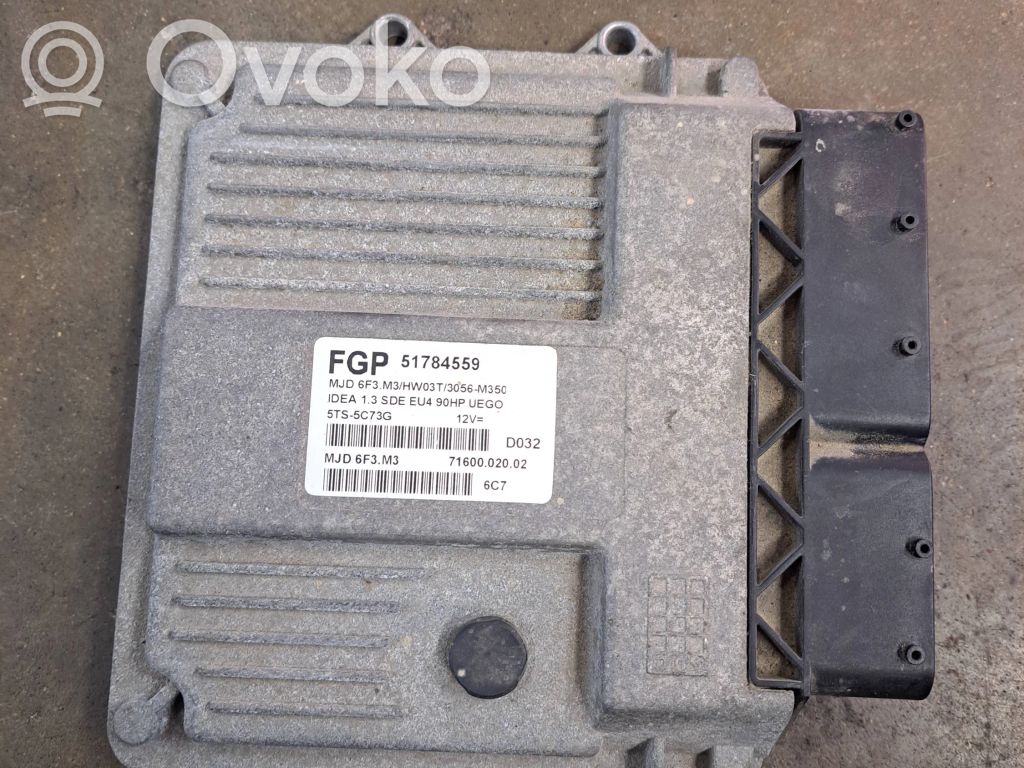 Fiat Idea Engine control unit/module 
