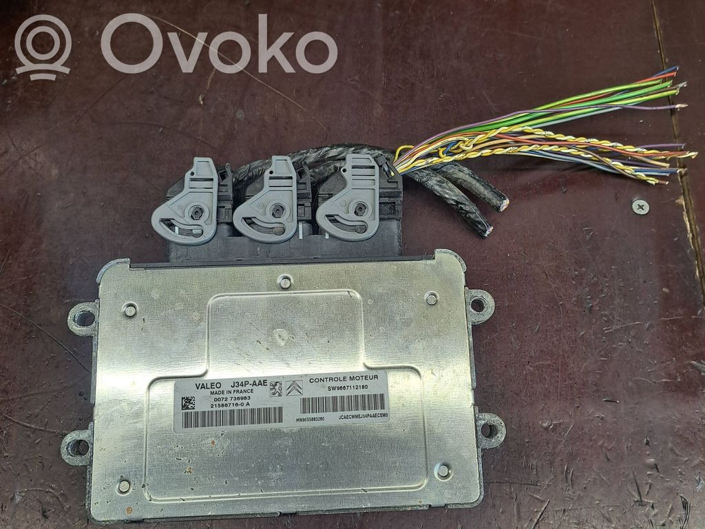 Peugeot 206+ Engine control unit/module 