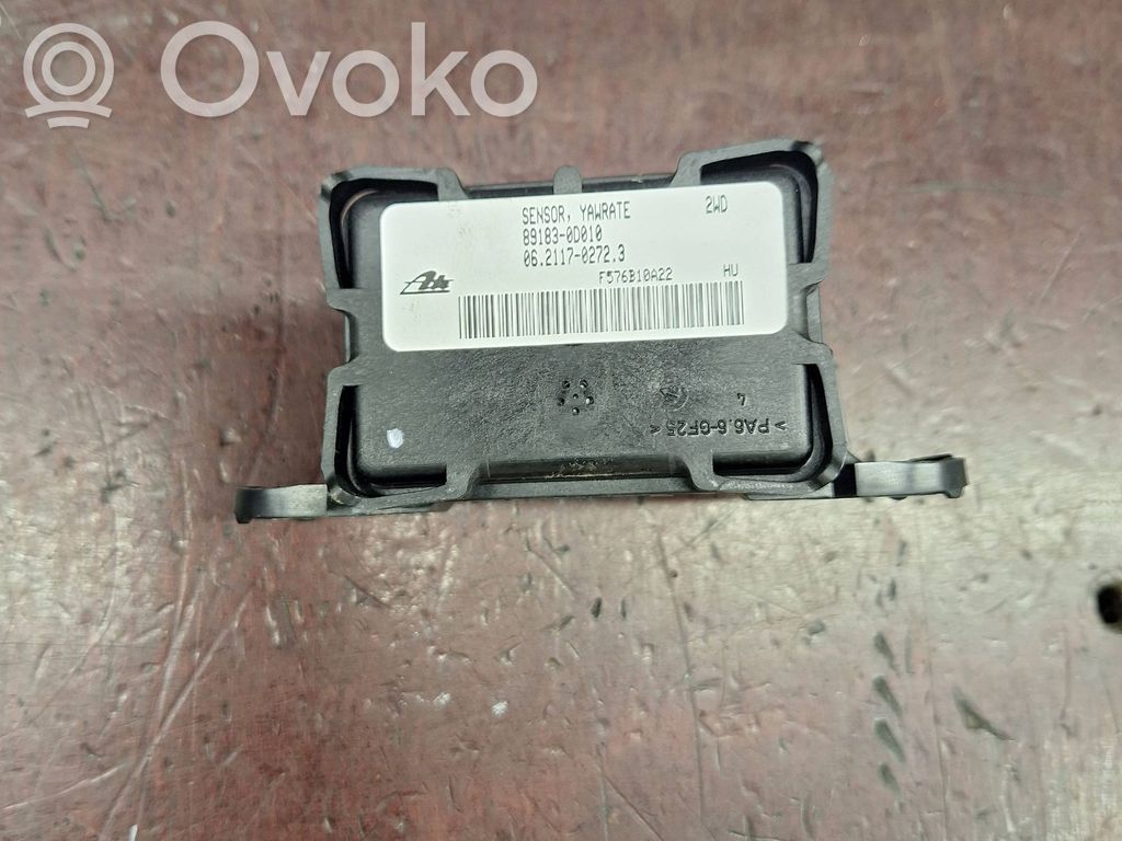 Toyota Yaris ESP acceleration yaw rate sensor 