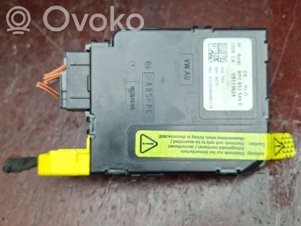 Audi A3 S3 8P Steering angle sensor 