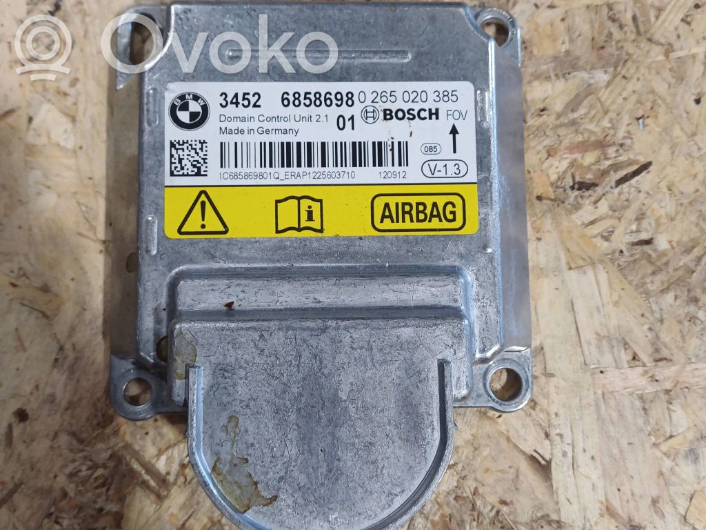 BMW 3 F30 F35 F31 Airbag control unit/module 