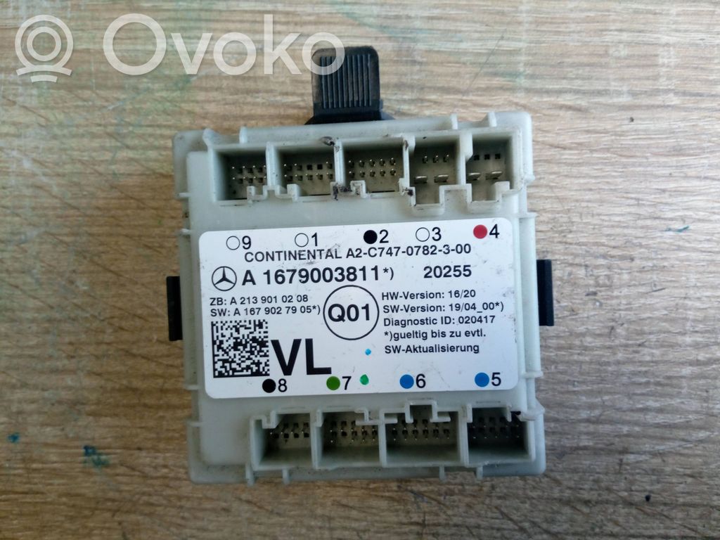 Mercedes-Benz GLE W167 Door control unit/module 