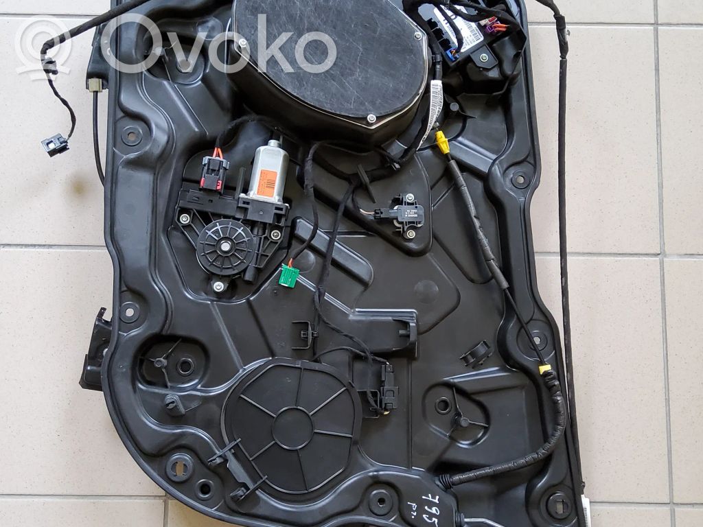Front door window regulator with motor