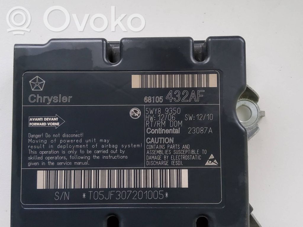 Dodge Grand Caravan Airbag control unit/module 