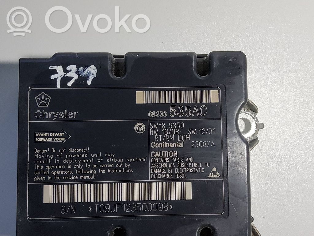 Chrysler Town & Country V Airbag control unit/module 