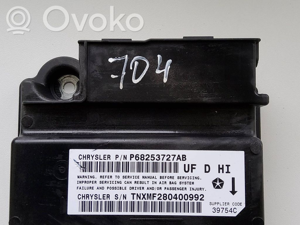 Airbag control unit/module   P68253727AB,39754C,TNXMF280400992