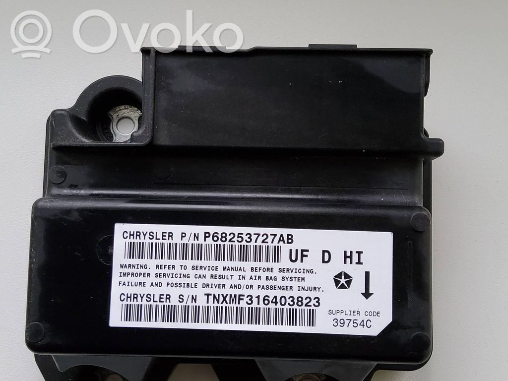 Chrysler 200 Airbag control unit/module 