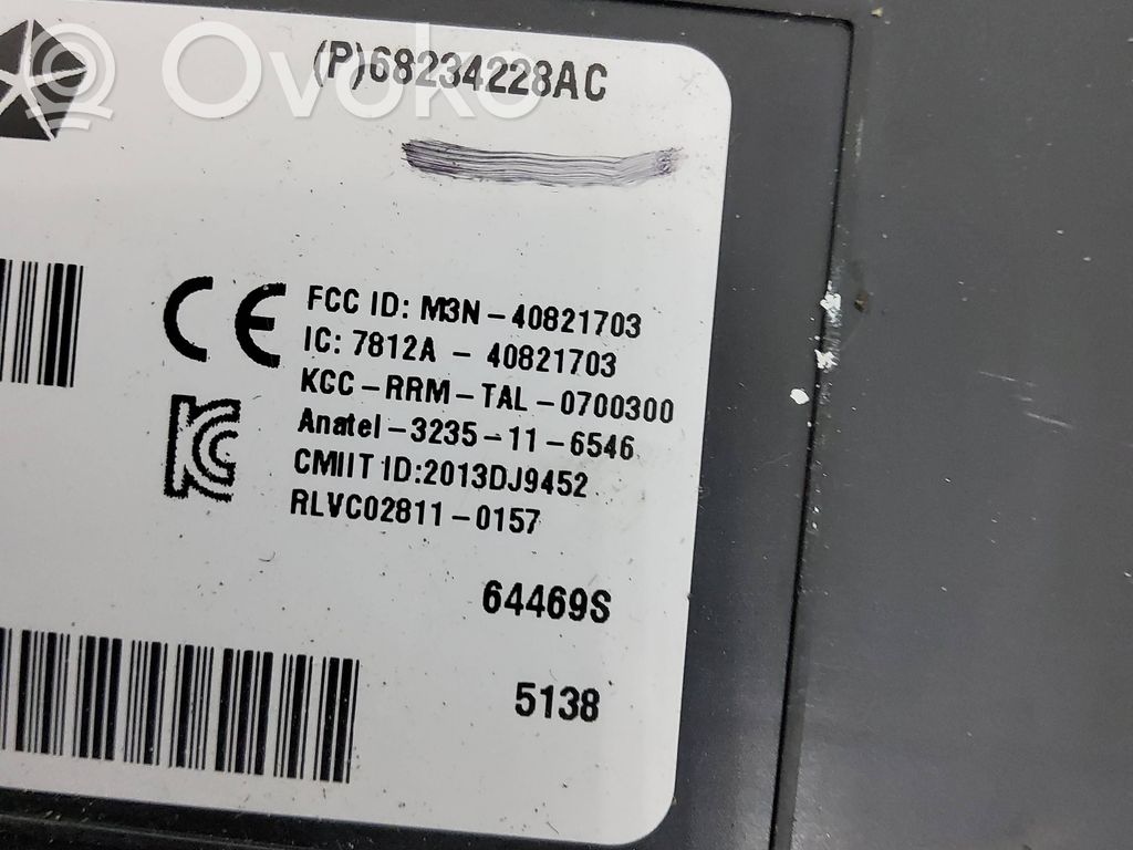 Dodge Challenger Keyless (KESSY) go control unit/module 