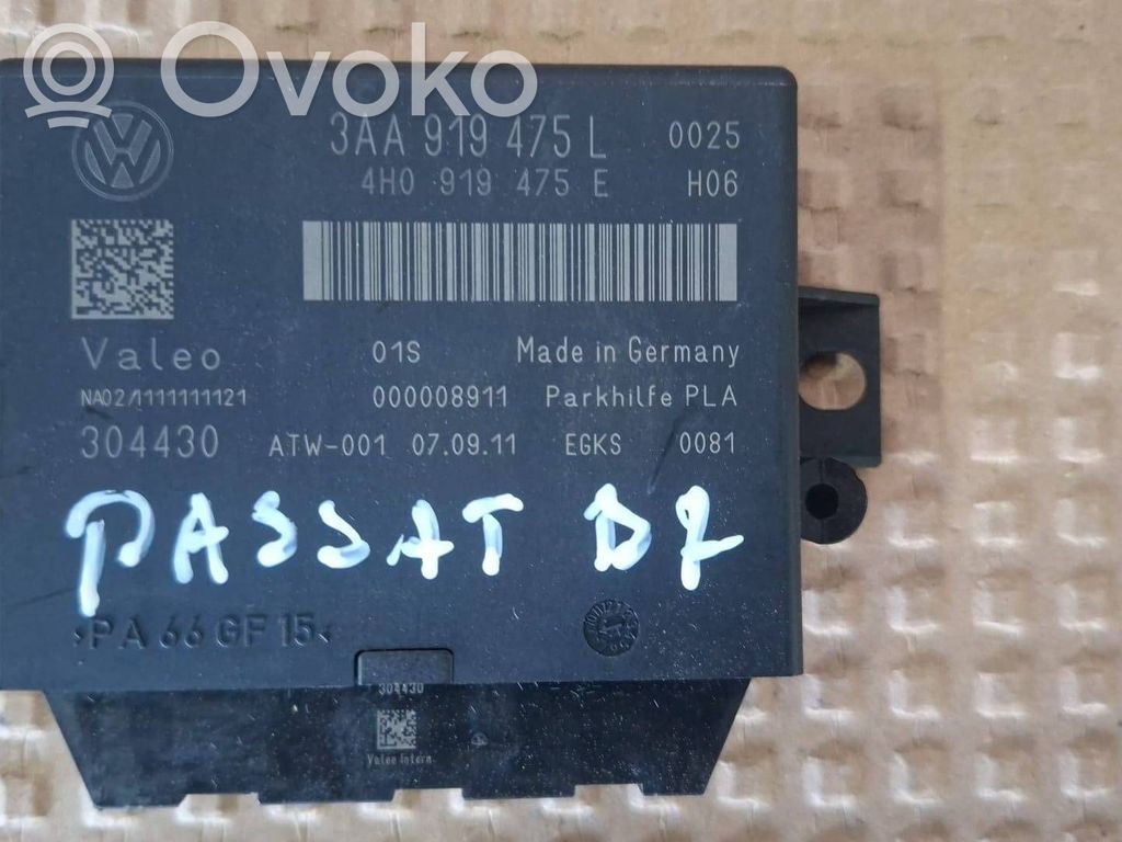 Volkswagen PASSAT B7 Sterownik / Moduł parkowania PDC 