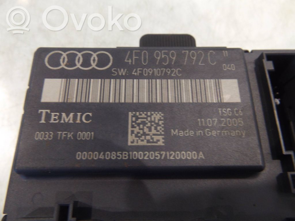 Unité de commande module de porte   4F0910792C