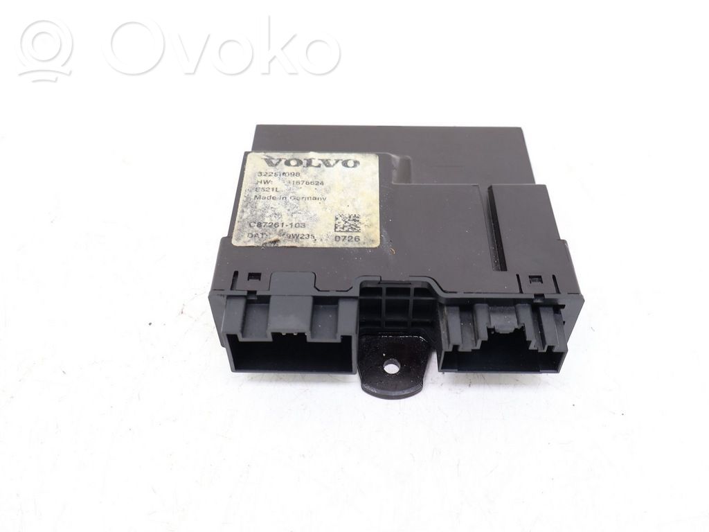Volvo V60 Unitate/modul comandă hayon/portbagaj 