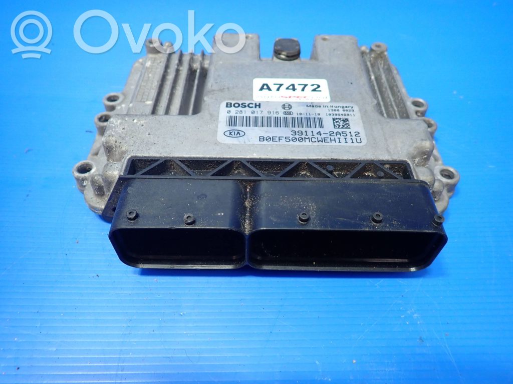 Engine control unit/module ECU   391142A512,0281017916