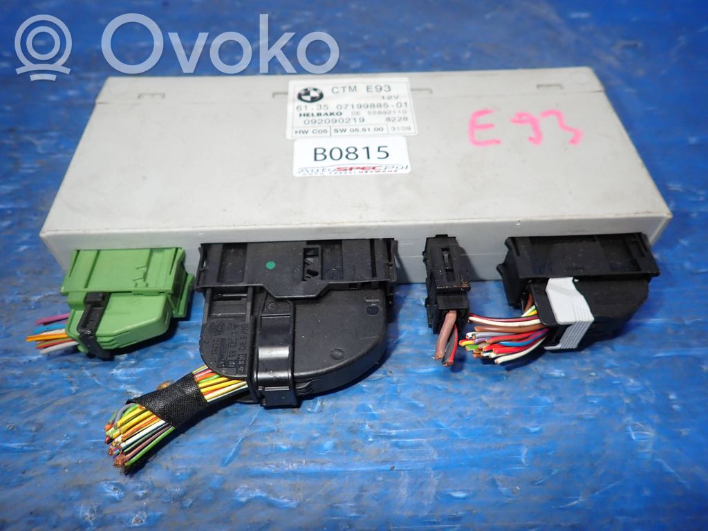 Sunroof control unit/module   07199885,092090219,55892110