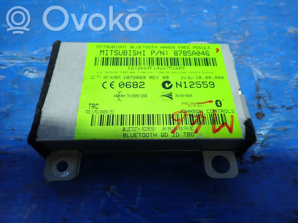 Mitsubishi ASX Bluetooth control unit module 