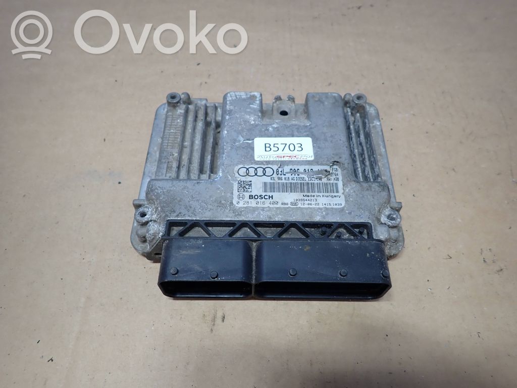 Engine control unit/module   03L906018AL,0281016400