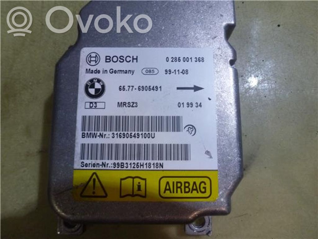 Unidad de control/módulo del Airbag   285001368,65776905491