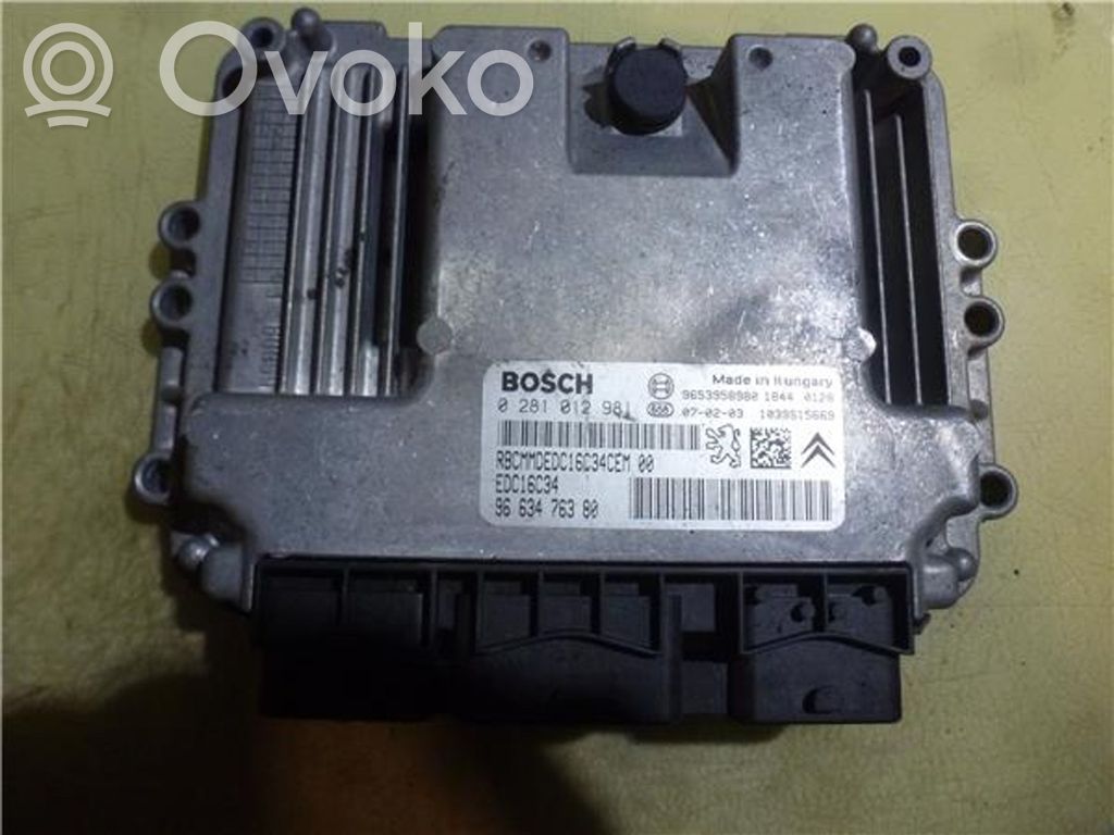 Engine control unit/module ECU   281012981,9663476380