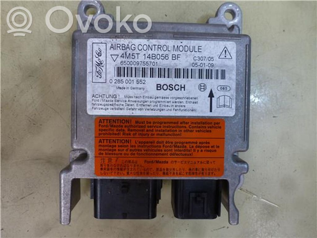 Unidad de control/módulo del Airbag   4M5T14B056BF,285001552