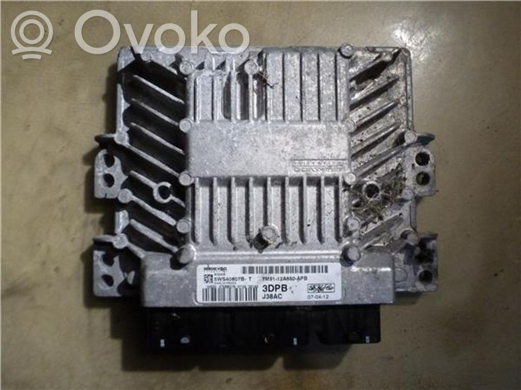 Engine control unit/module ECU   7M5112A650APB,5WS40607BT
