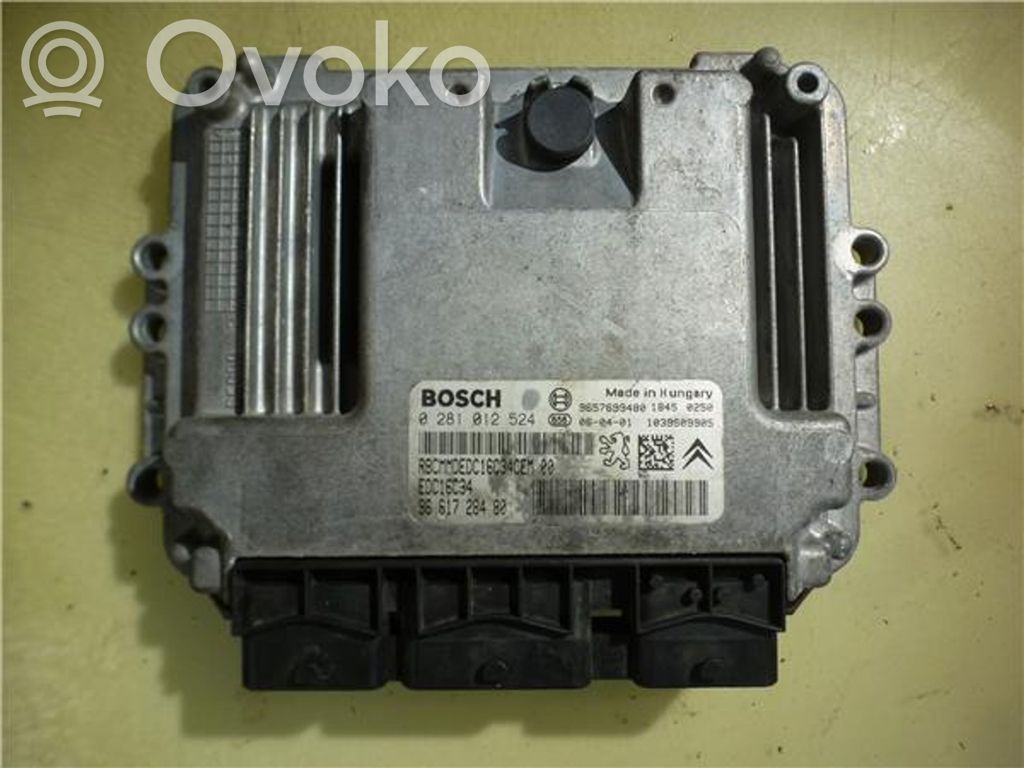 Citroen C3 Unidad de control/módulo ECU del motor 