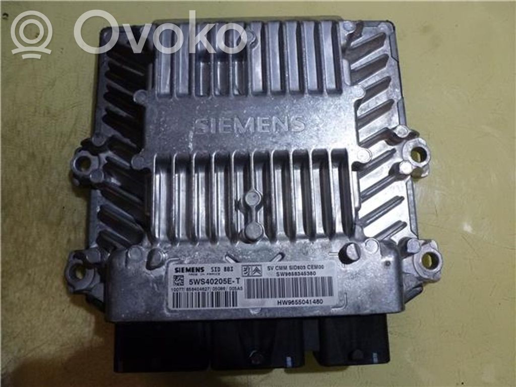 Peugeot 407 Engine control unit/module ECU 