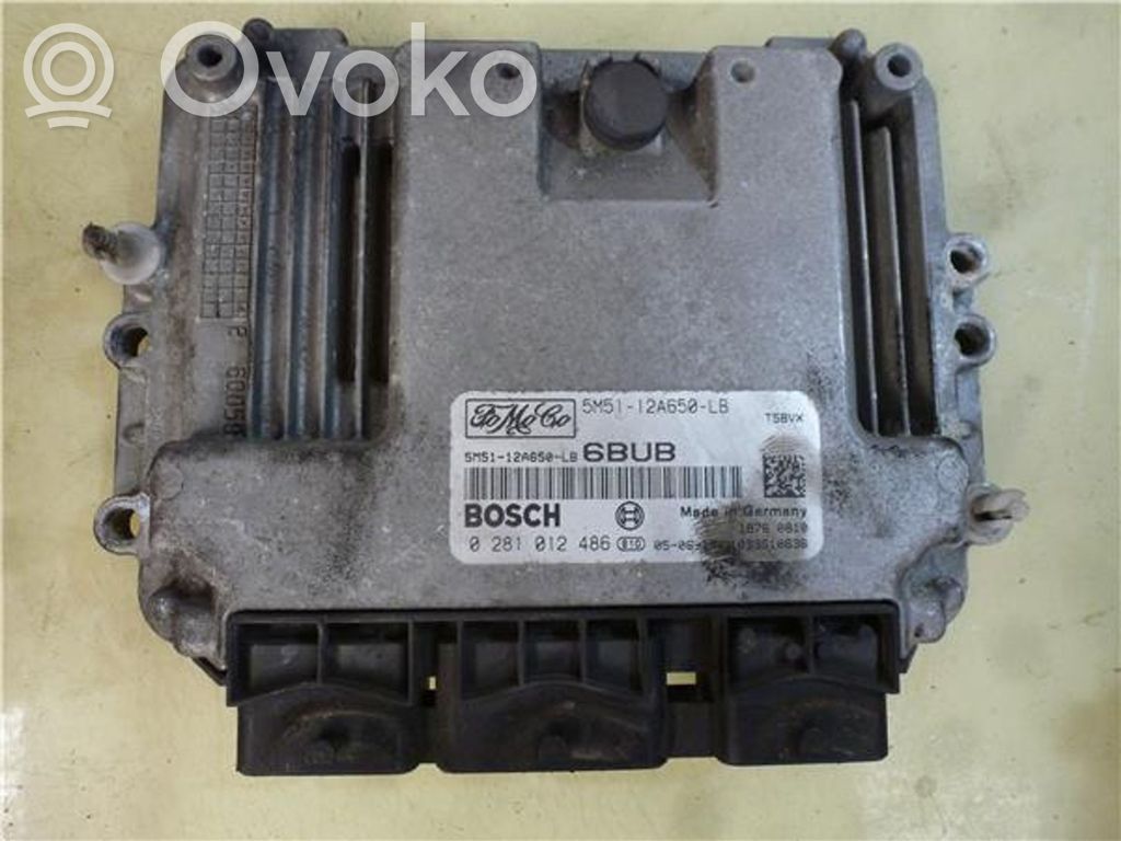 Engine control unit/module ECU   5M5112A650LB,281012486