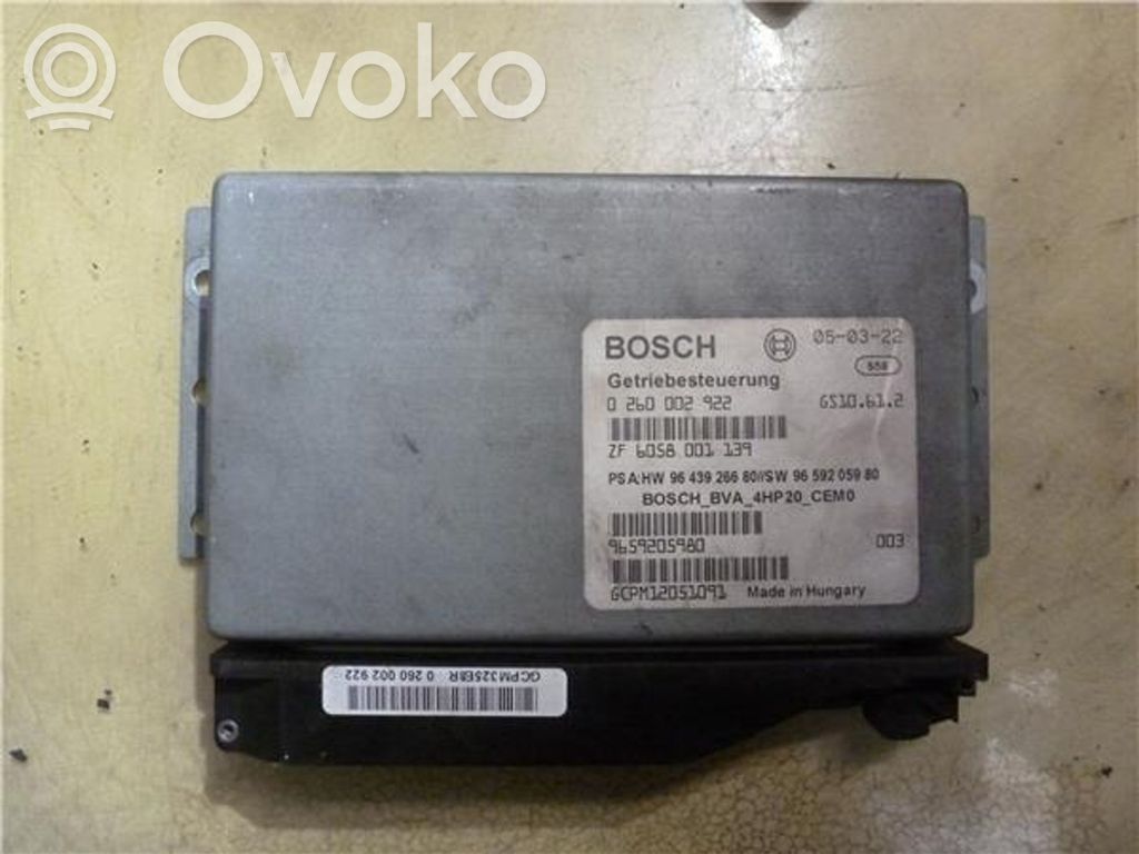 Peugeot 407 Unidad de control/módulo de la caja de cambios 