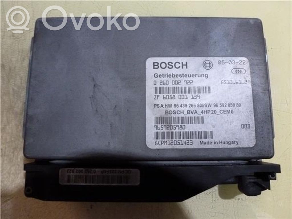 Peugeot 407 Unidad de control/módulo de la caja de cambios 