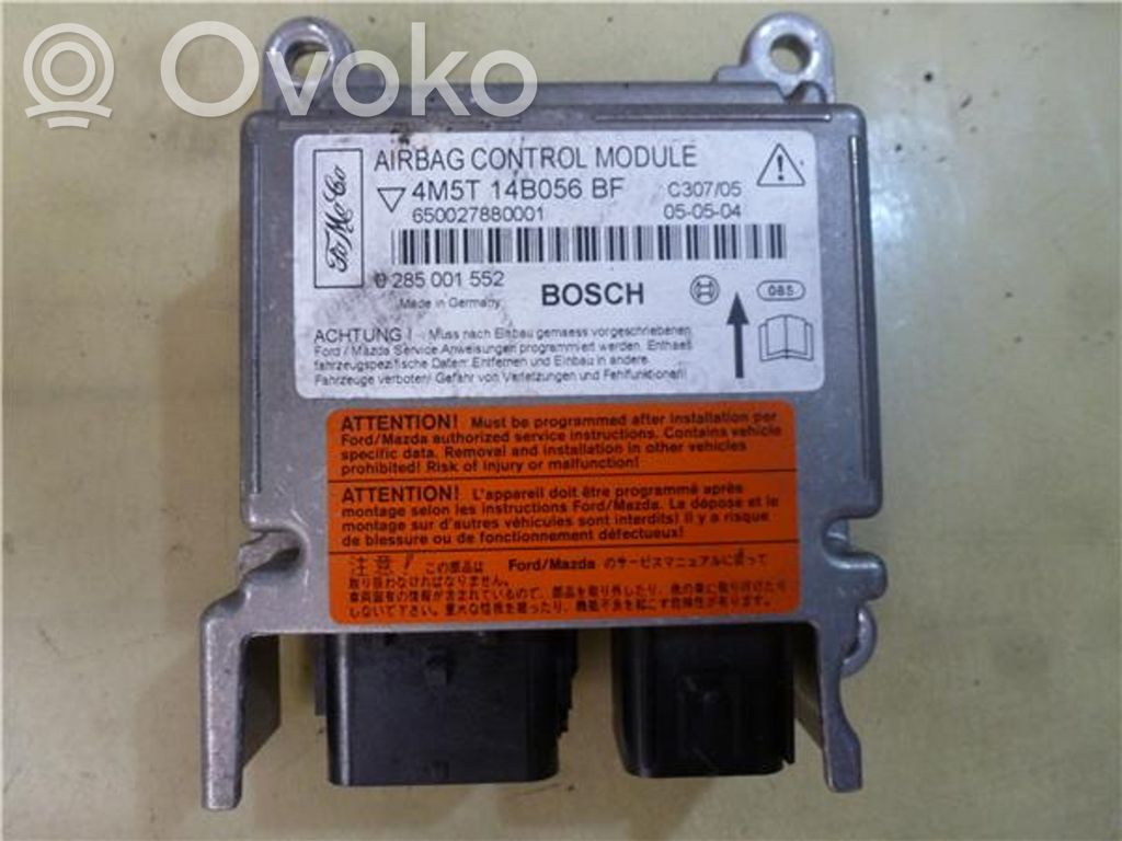 Airbag control unit/module   4M5T14B056BF,281001552