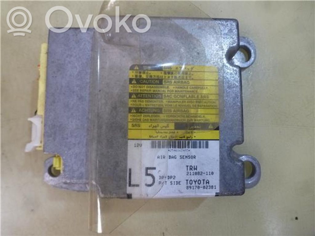 Toyota Corolla E120 E130 Airbag control unit/module 