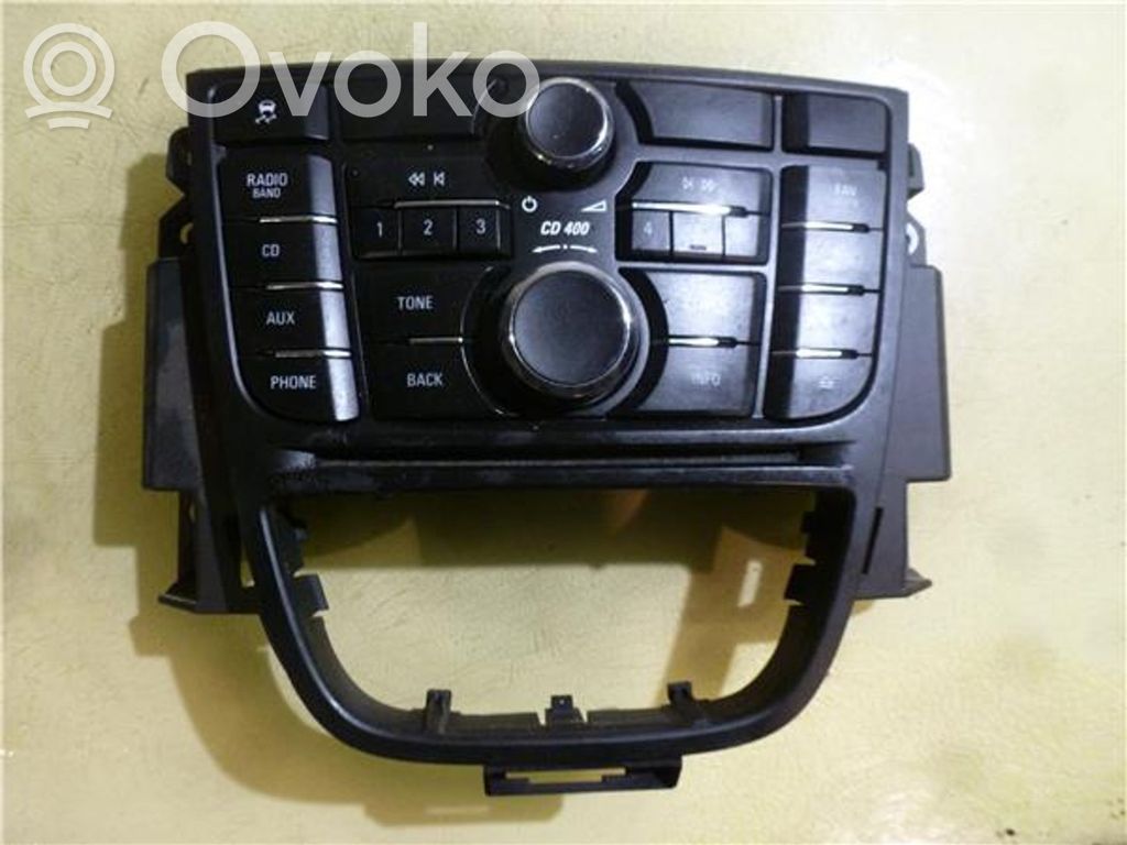 Opel Astra J Unidad delantera de radio/CD/DVD/GPS 